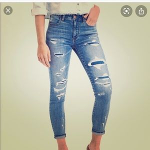 American Eagle Hi-Rise Jegging Crop jeans 4 Petite